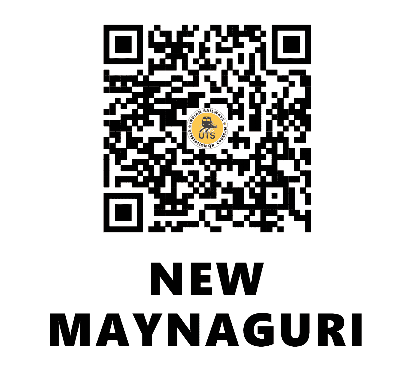 UTS QR Code for NEW MAYNAGURI - NMX - NF (WEST BENGAL)